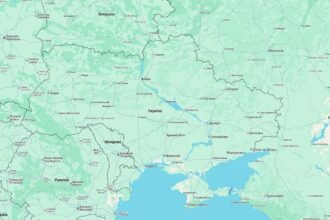 карта україни з містами і селами