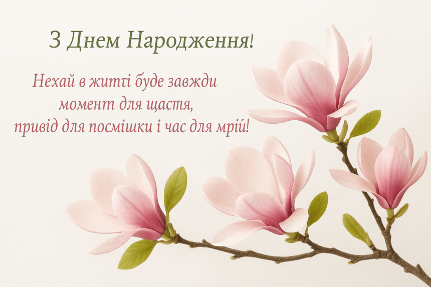 поздравления з днем народження